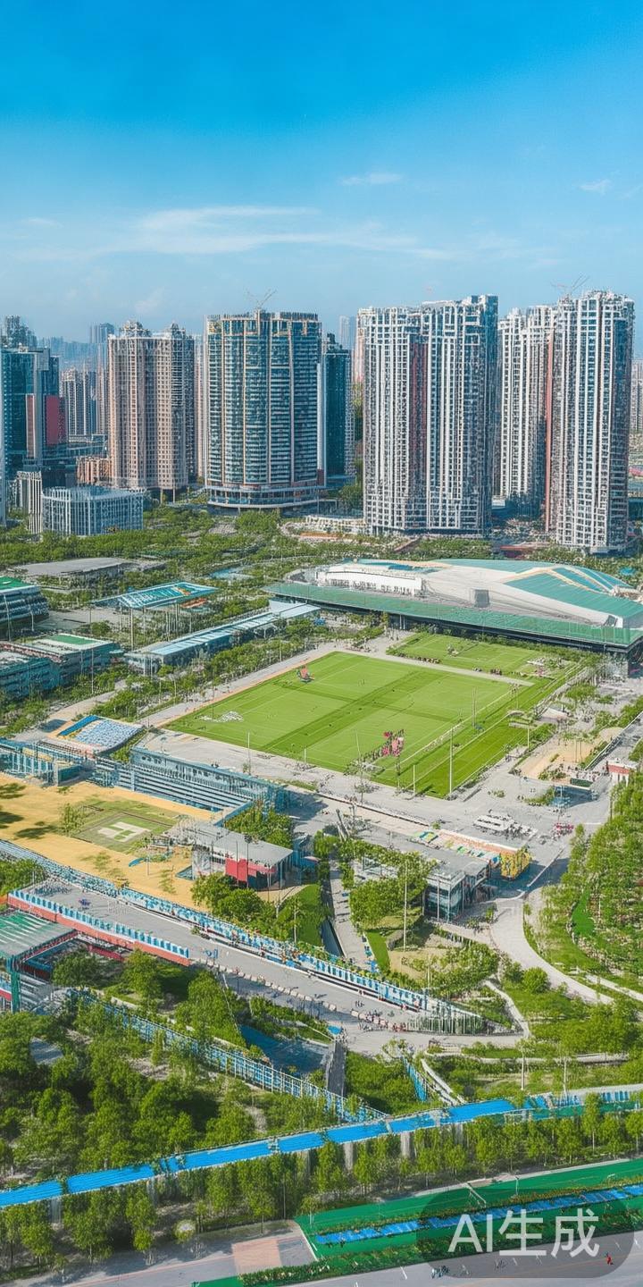 作为城市的重要体育与休闲聚集地，开元体育新城规划了